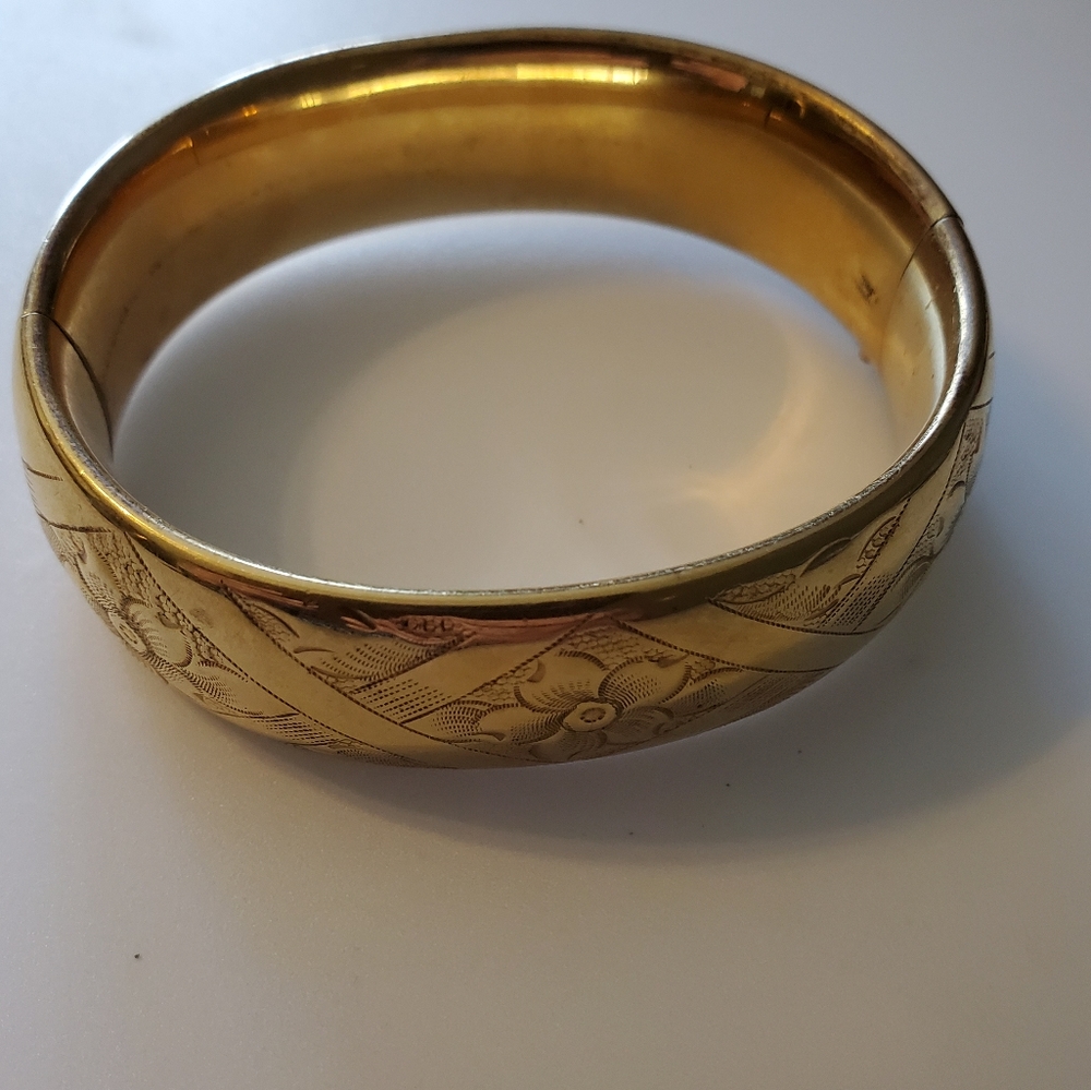 Antique gold-filled bracelet
